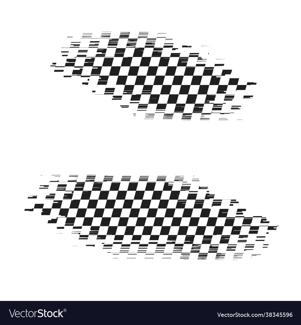 Race Flag Icon - Checkered Pattern