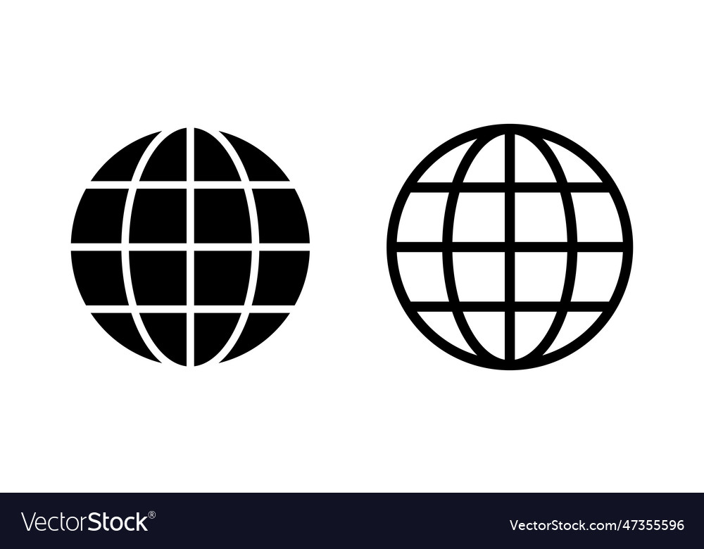Web icon set go to click vector image Web icon set go to click