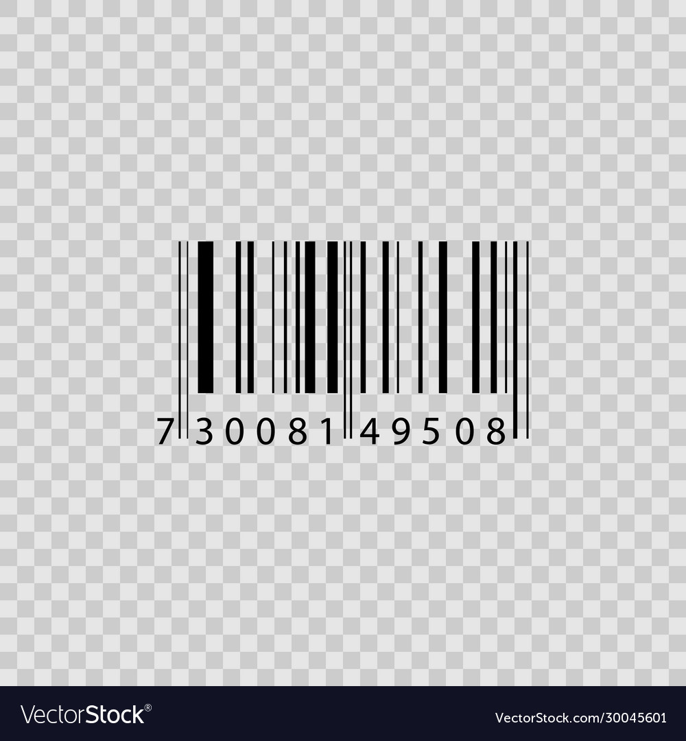 Bar code icon design isolated on background