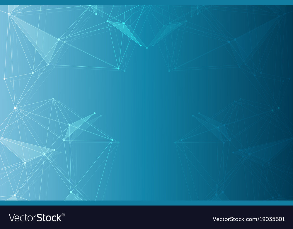 Geometric abstract background with connected line