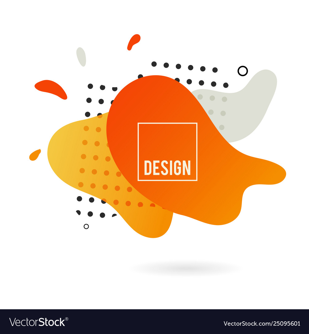 Geometric colorful abstract shapes badges vector image Geometric colorful abstract shapes badges