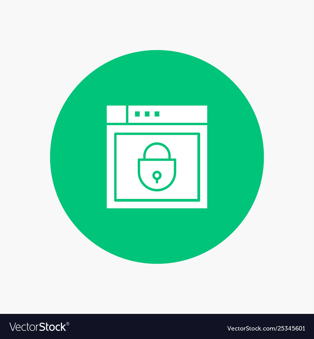 Internet password shield web security vector image Internet password shield web security