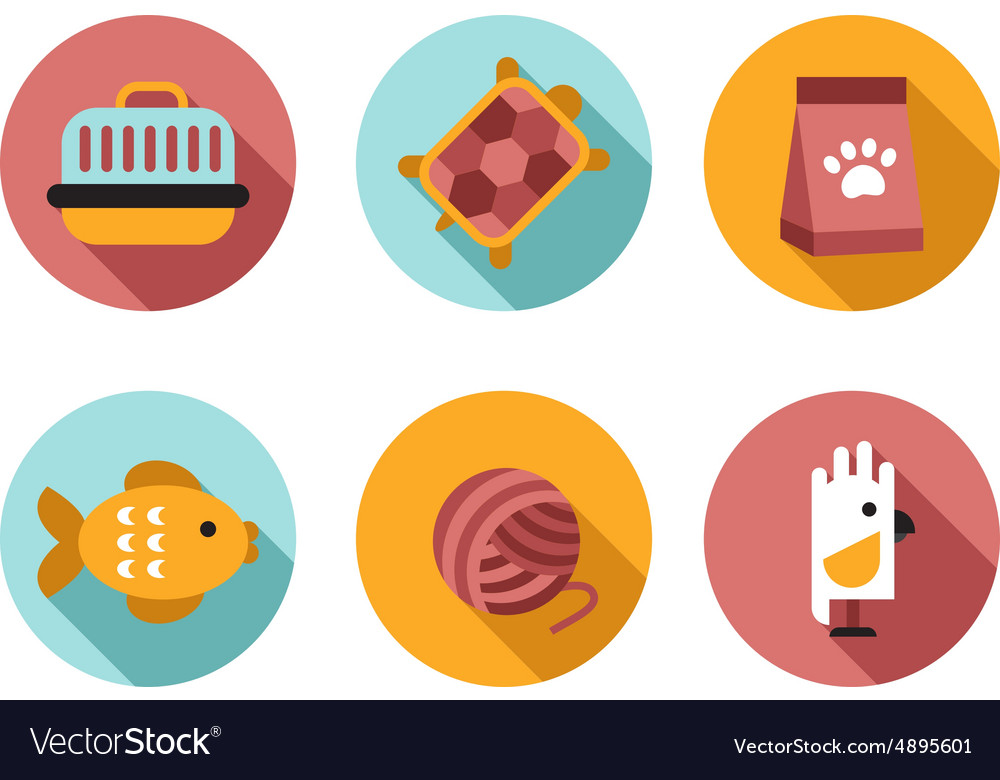 Web icon set pet vet shop