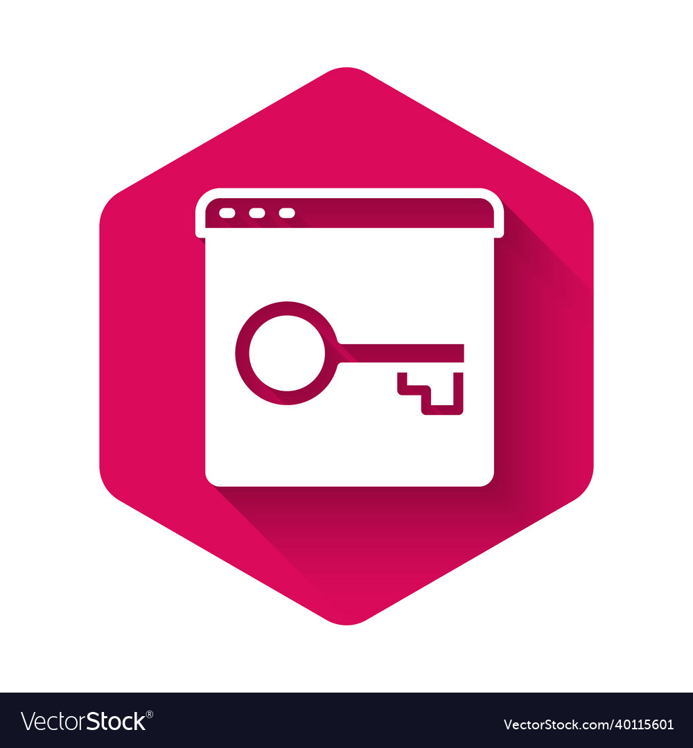 White secure your site with https ssl icon