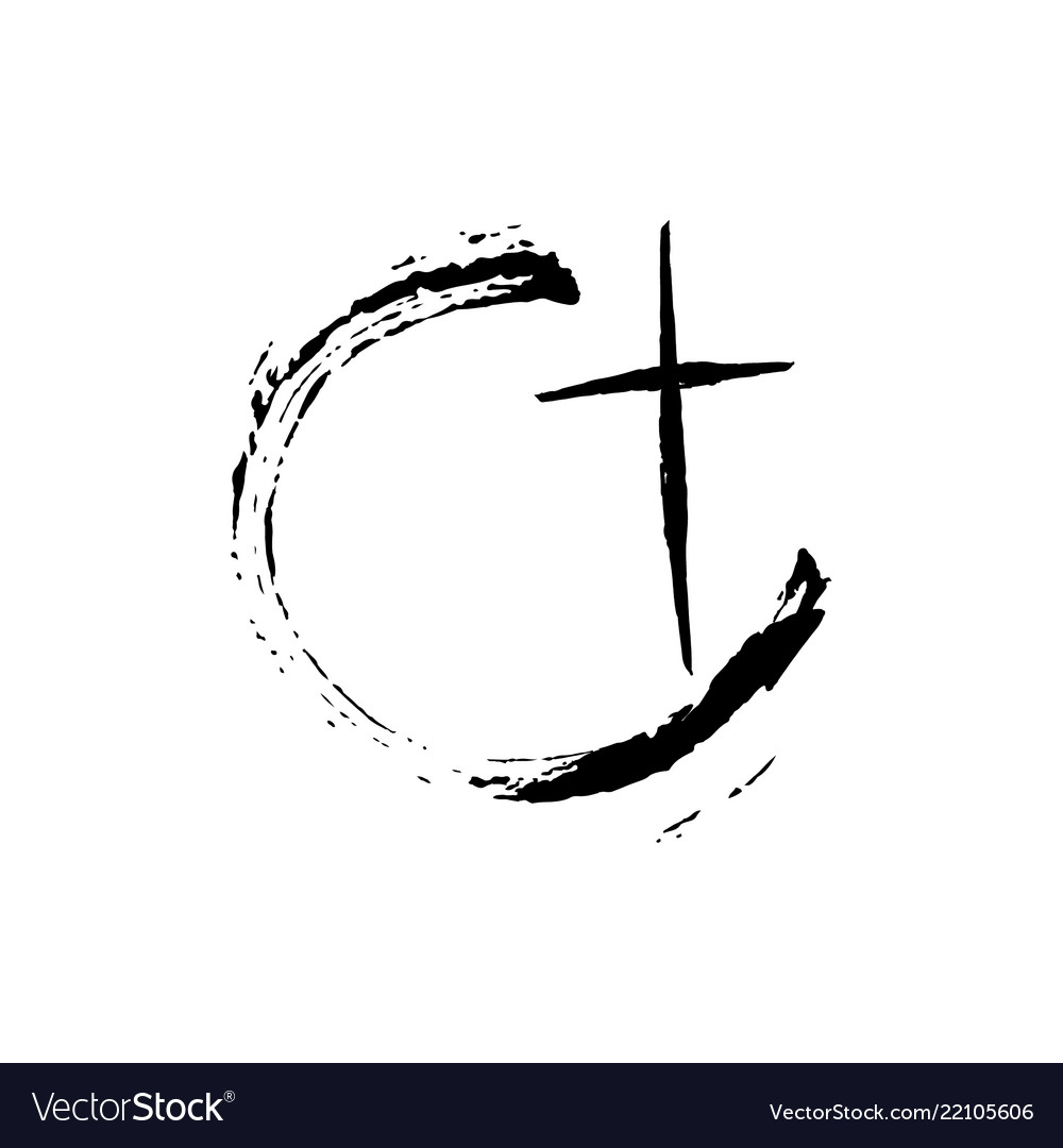 Crucifix Cross Royalty Free Vector Image - Vectorstock