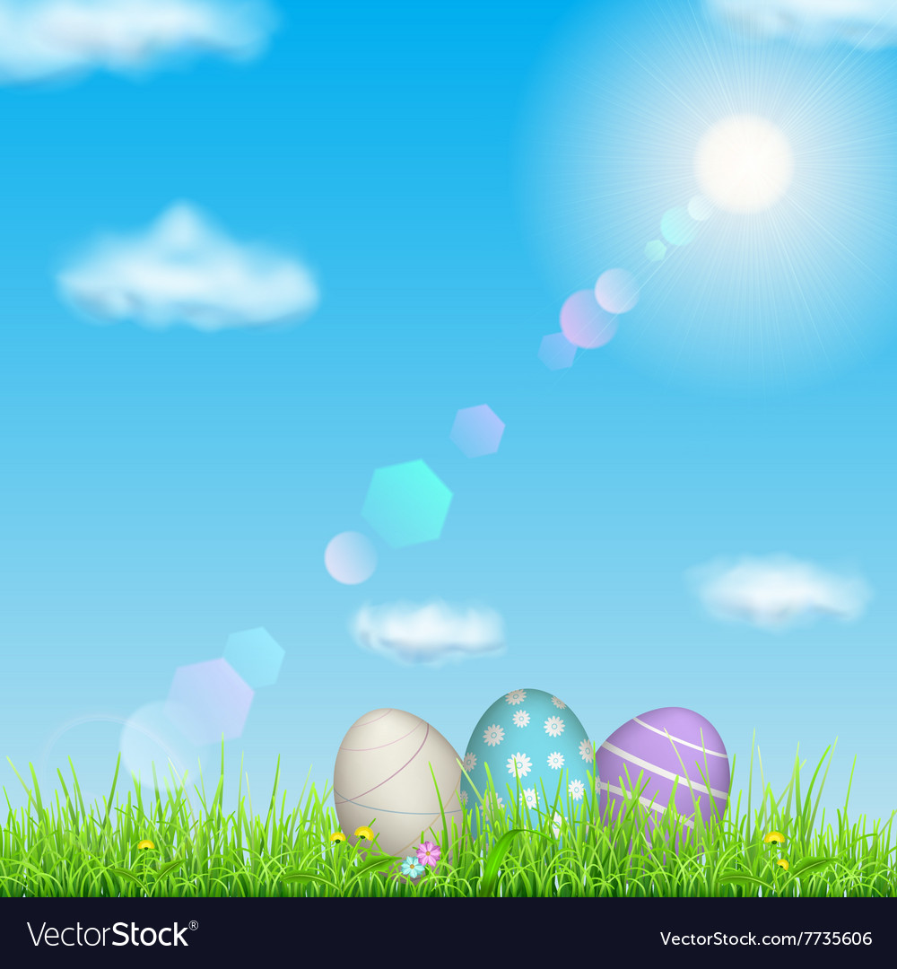 Easter background Royalty Free Vector Image - VectorStock