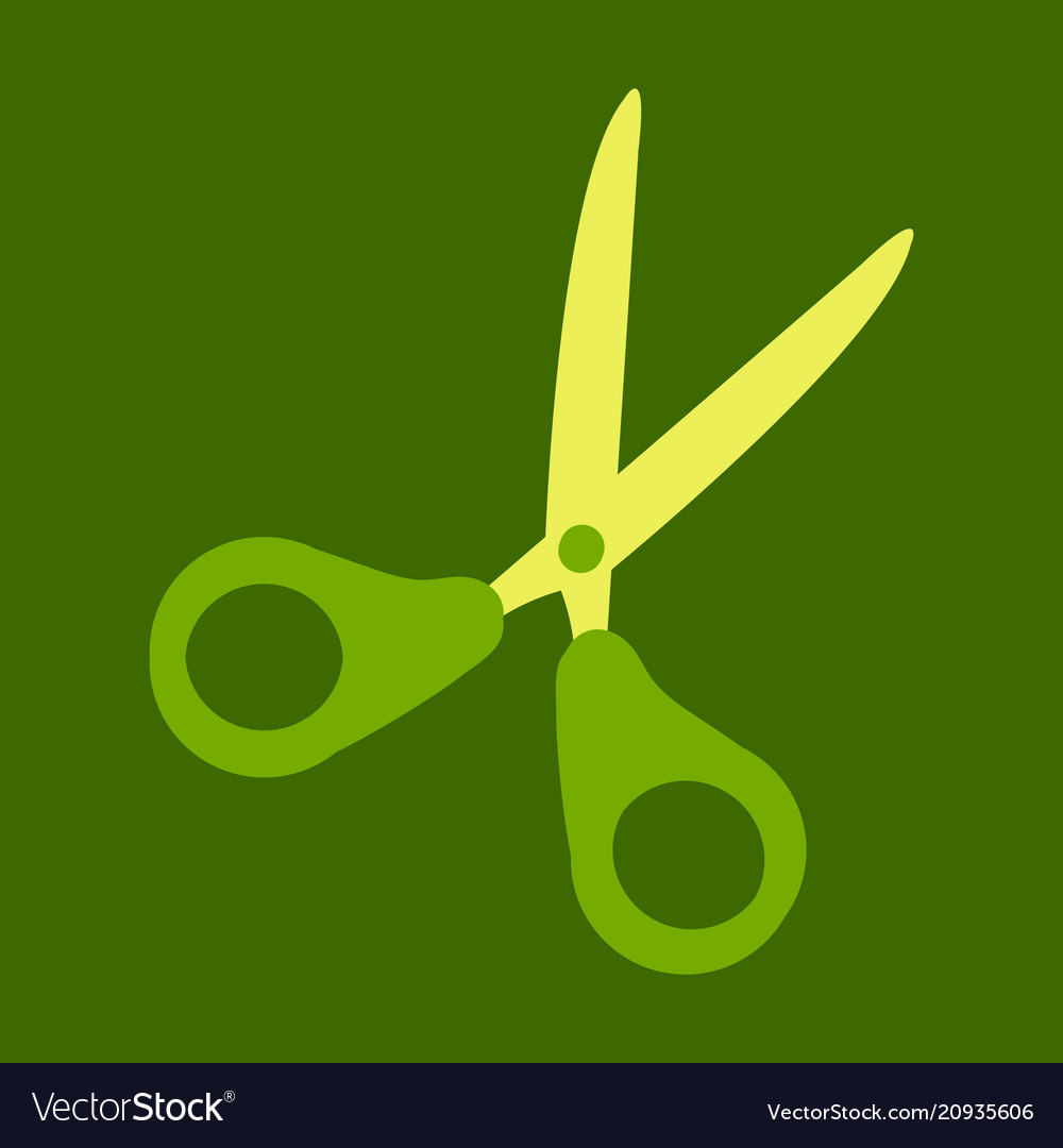 Scissors icon web design element vector image Scissors icon web design element