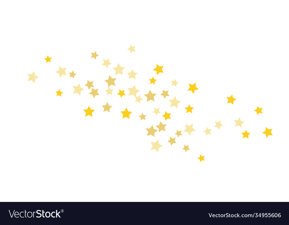 Star confetti Royalty Free Vector Image - VectorStock