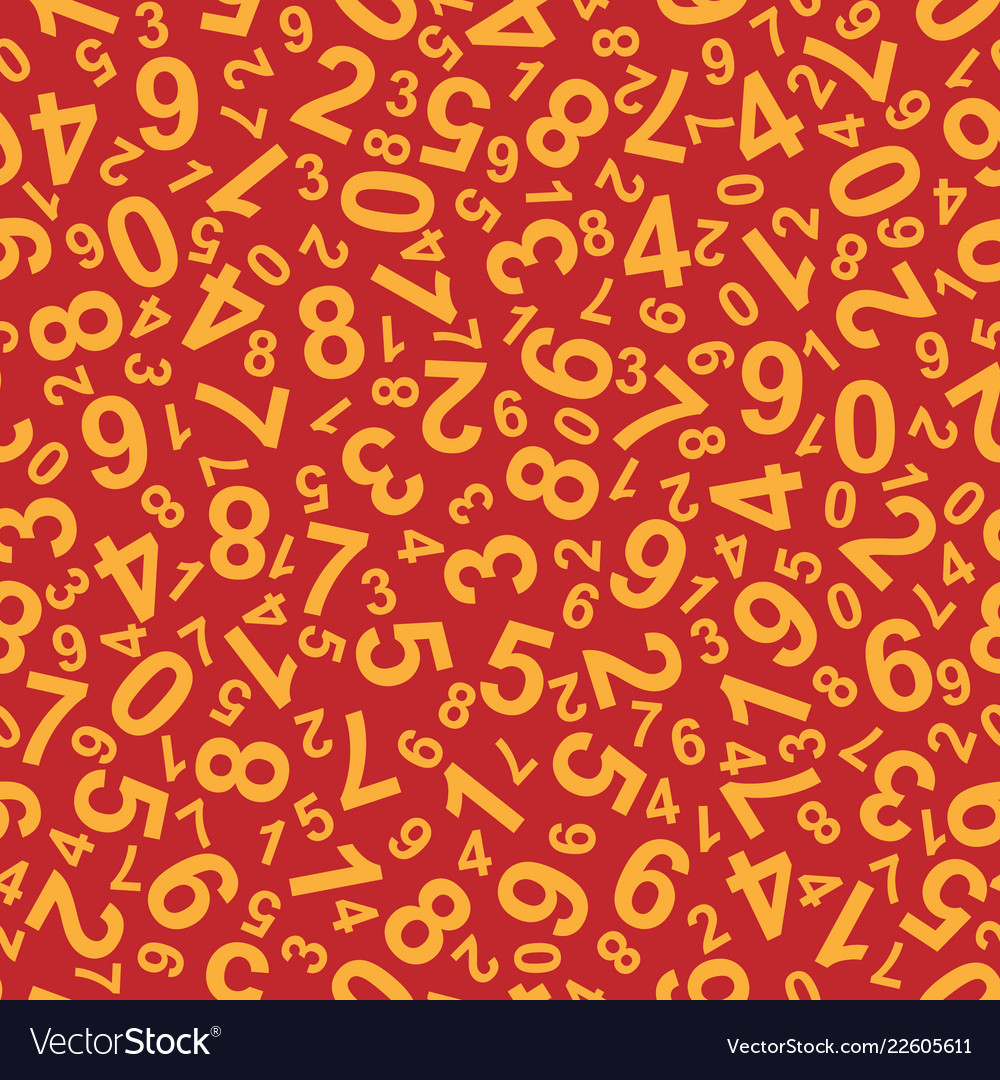 Abstract background with numbers