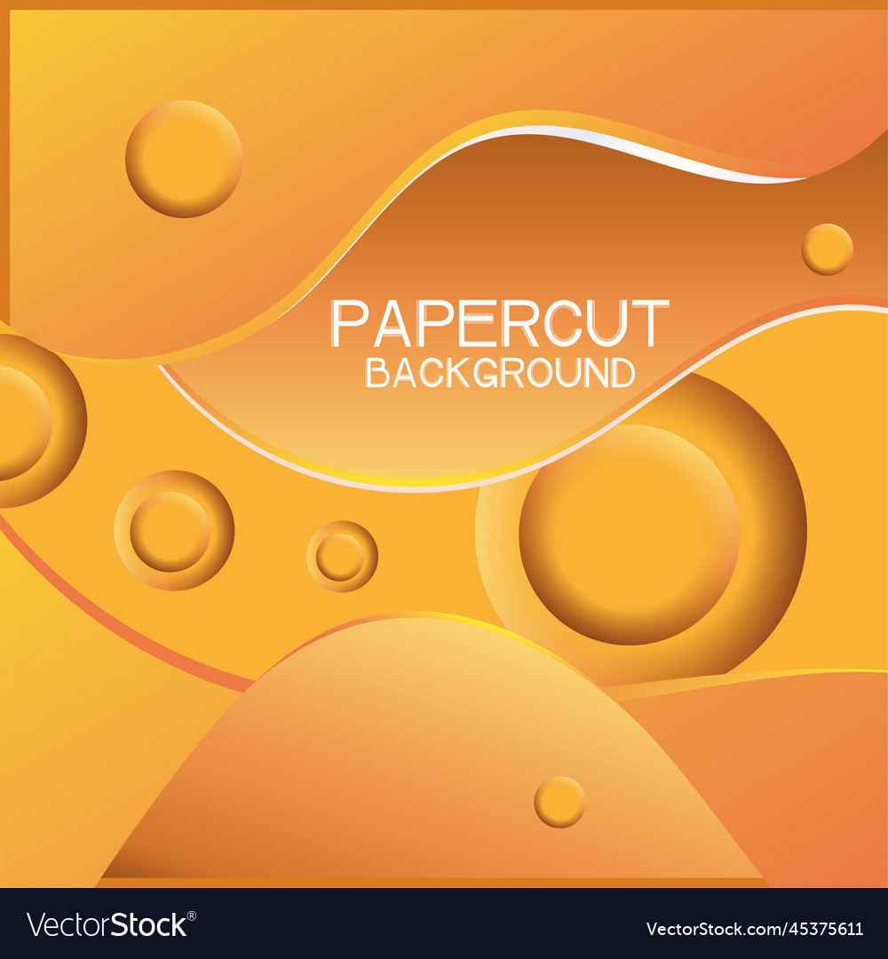 Colored seamless pattern background with paper art