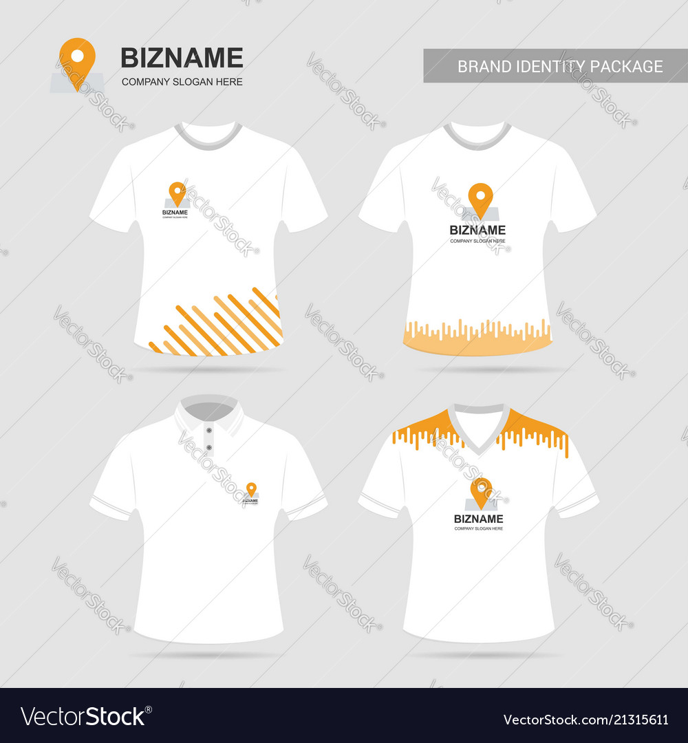 Company Design T-Shirt mit Logo