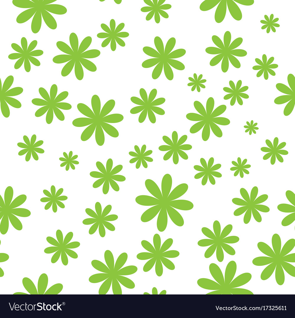 Flowers seamless pattern Royalty Free Vector Image