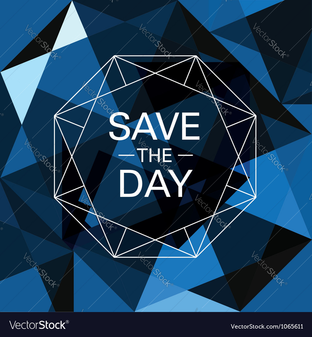 Geometric Blue Background