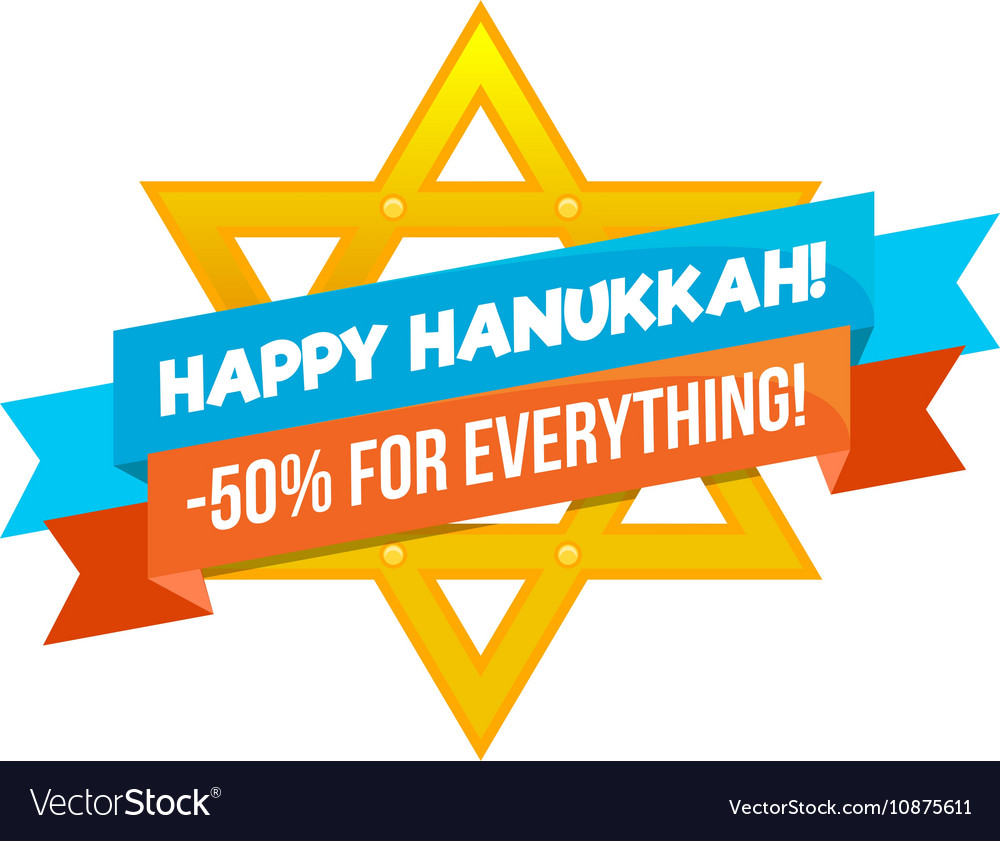 Happy hanukkah sale emblem design