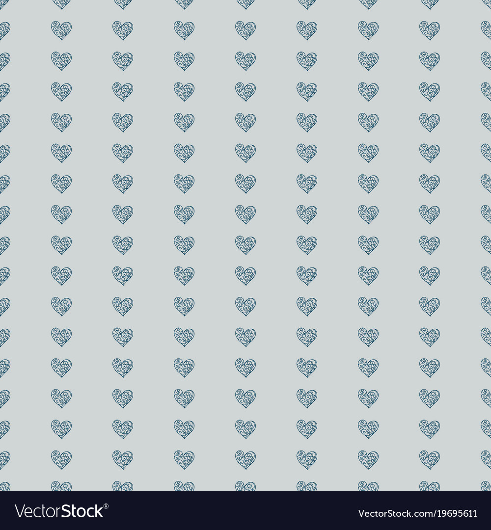 Heart seamless pattern background