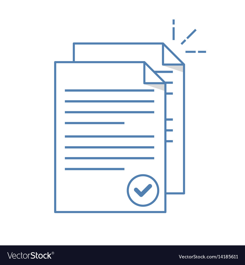 Paper Stack Confirmation Icon