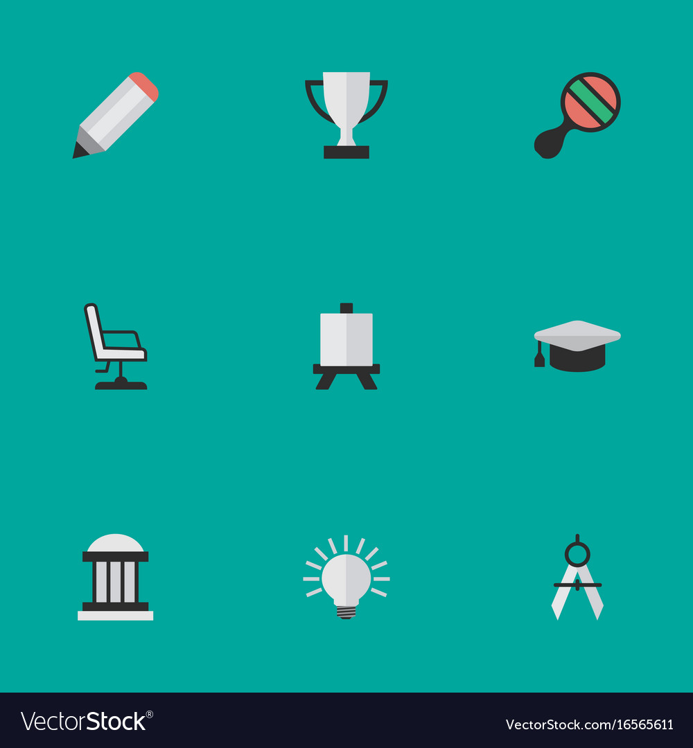 Set of simple knowledge icons