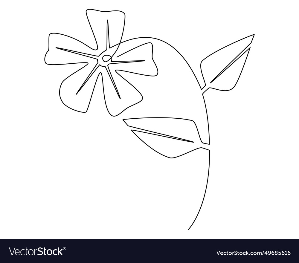 Continuous one simple single abstract line vector image Continuous one simple single abstract line