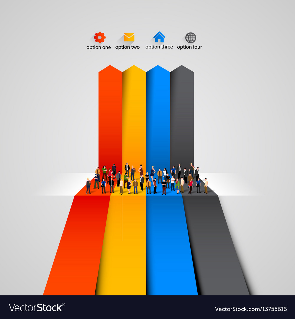 Crowd Graph Data Chart