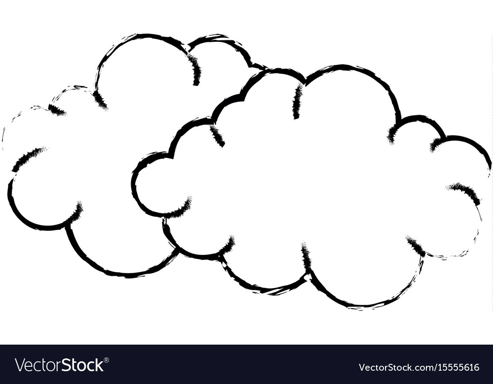 Cute cloud cartoon