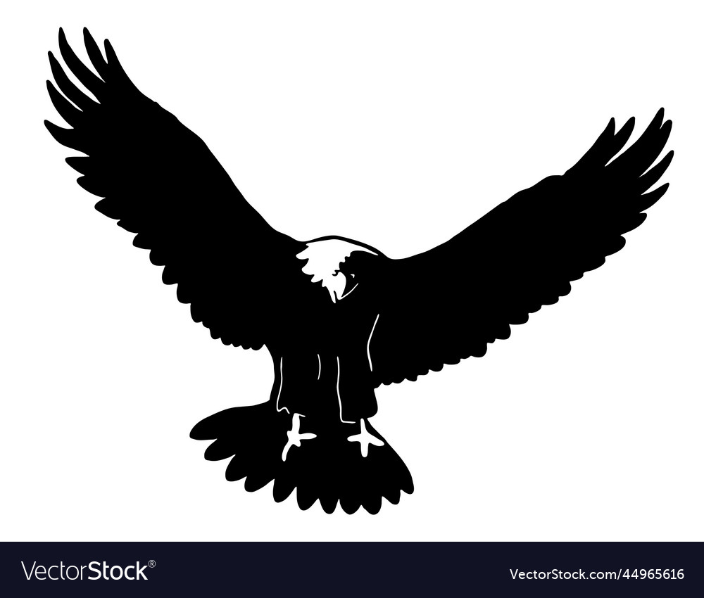 Eagle fly logo designs wild bird falcon Royalty Free Vector