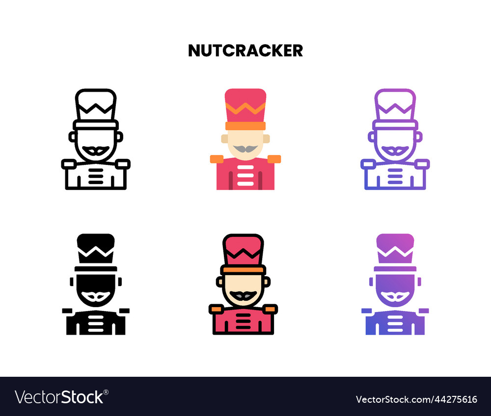 Nutcracker icon with different style