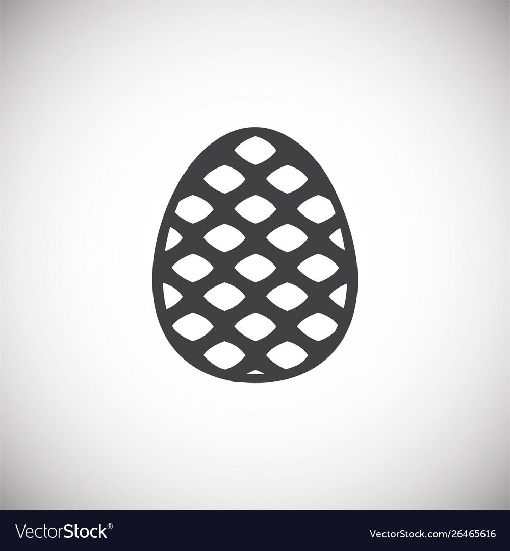 Pine cone icon on background for graphic and web vector image Pine cone icon on background for graphic and web