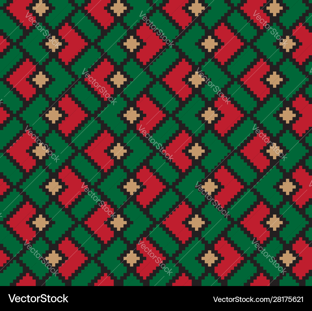 Classic argyle seamless pattern Royalty Free Vector Image