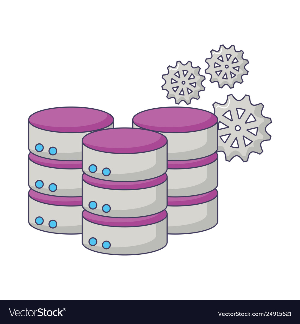 Database server storage center gears work