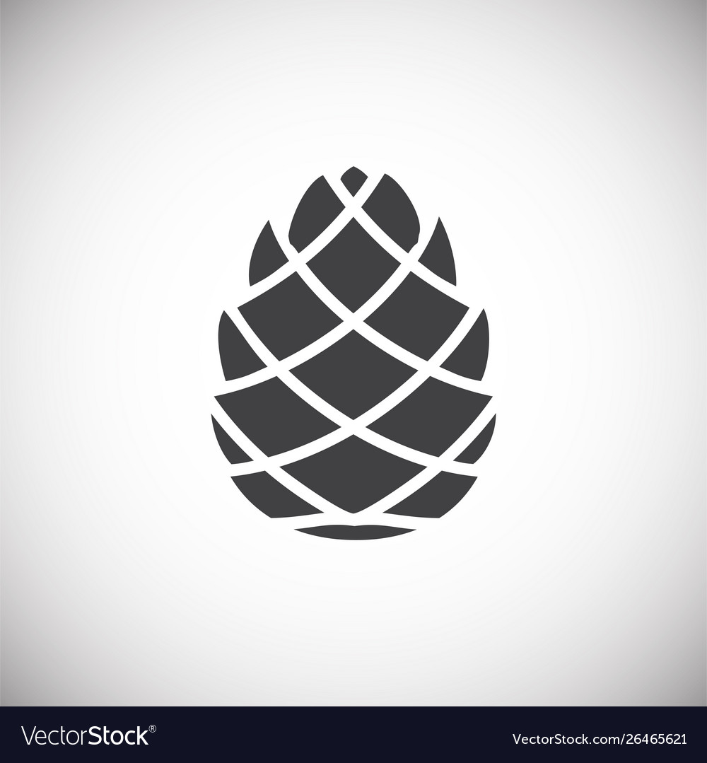Elegant Pine Cone Icon