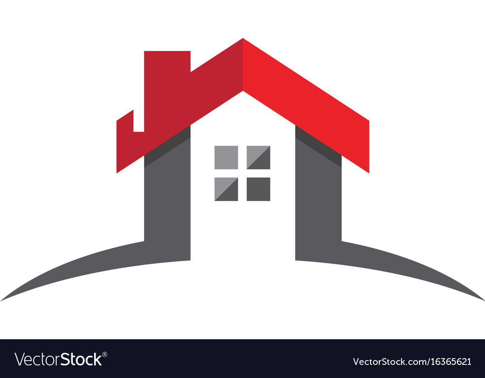 Real estate property and construction logo design Vector Image