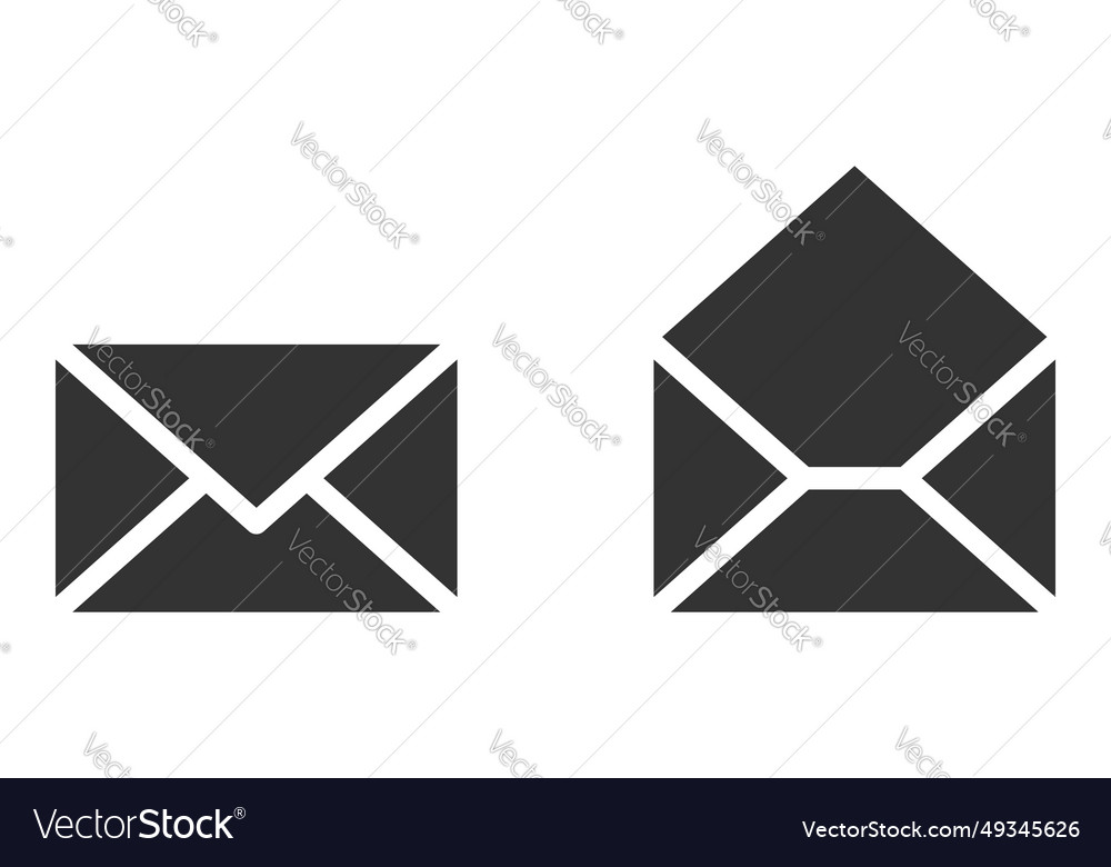 Envelope icons Letter envelop icon mail