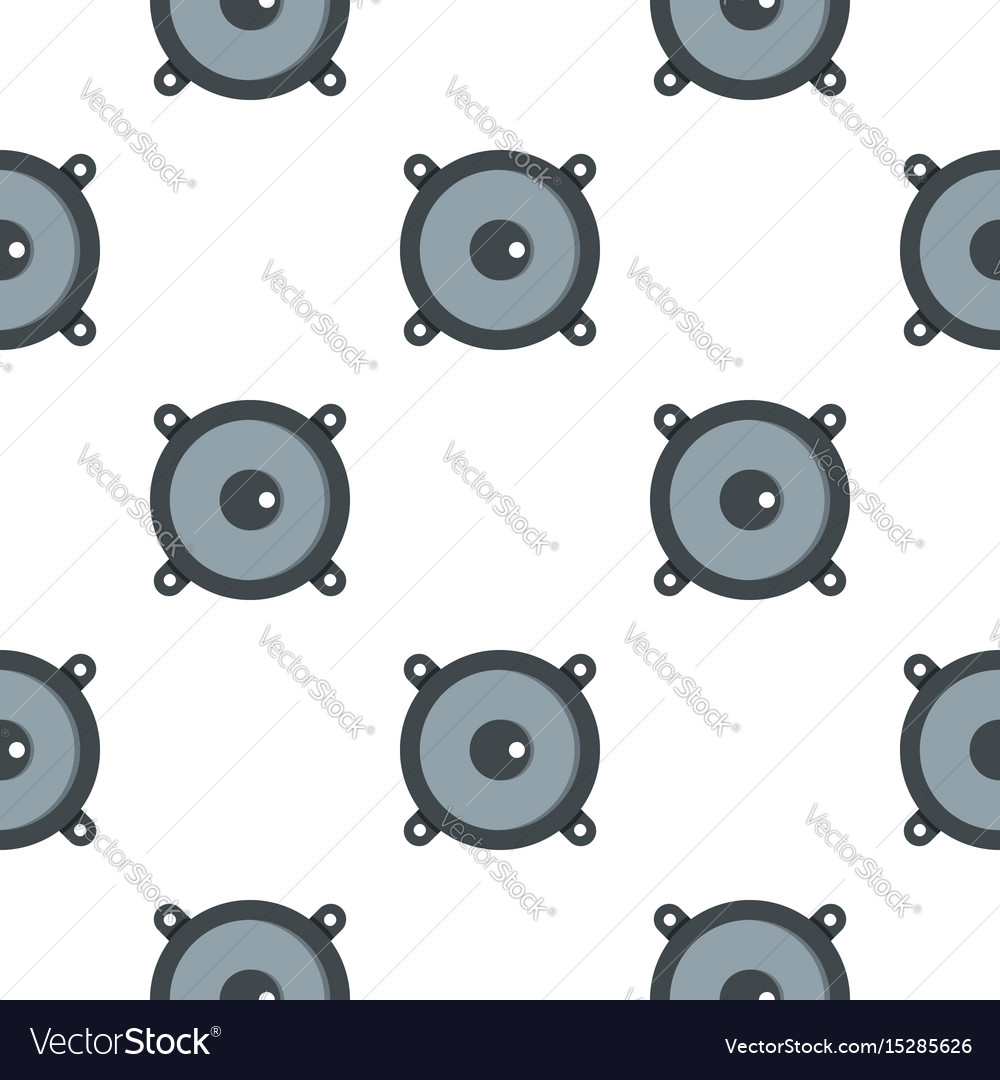 Frontal audio speaker pattern seamless Royalty Free Vector