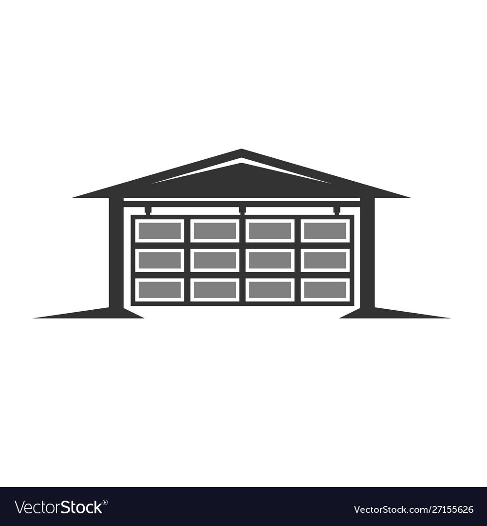 Garage icon isolated on white background