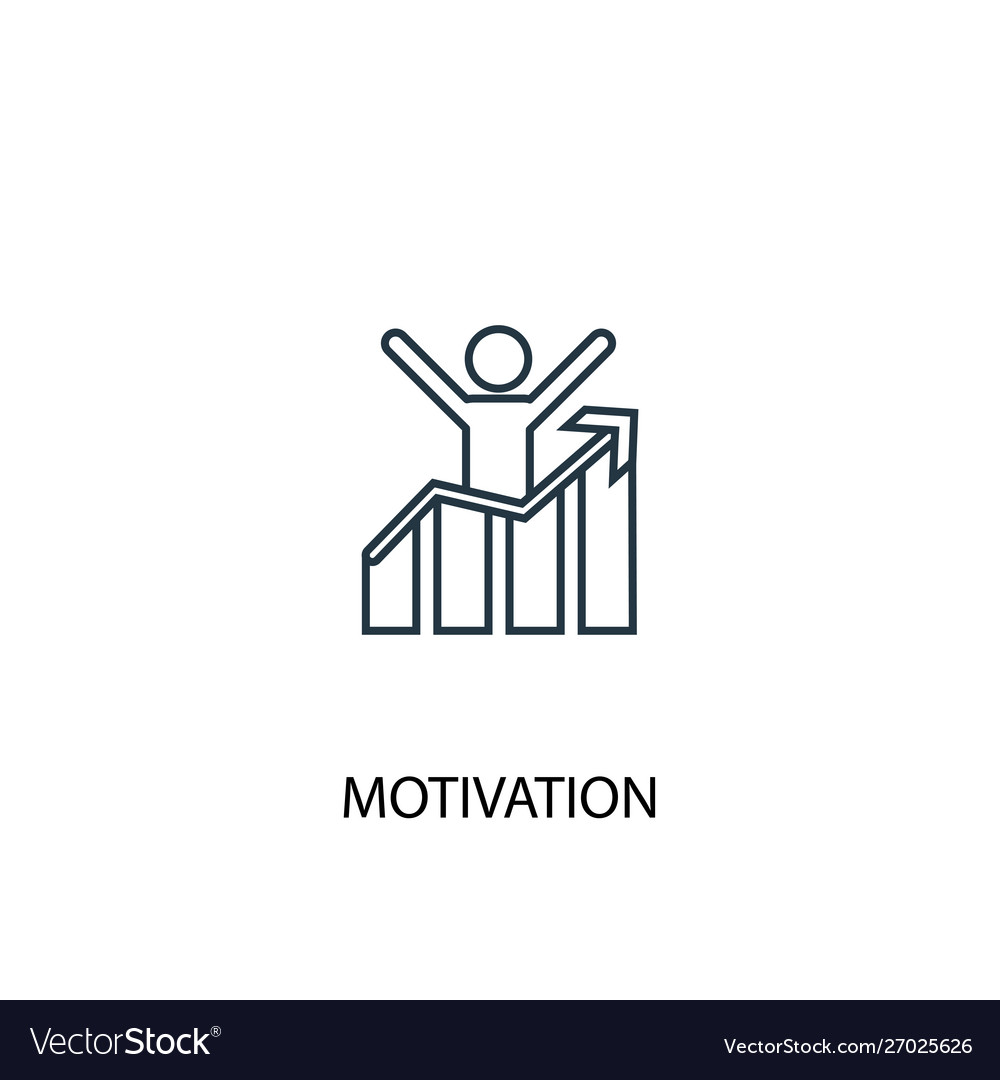 Motivation Line Icon - Ascent