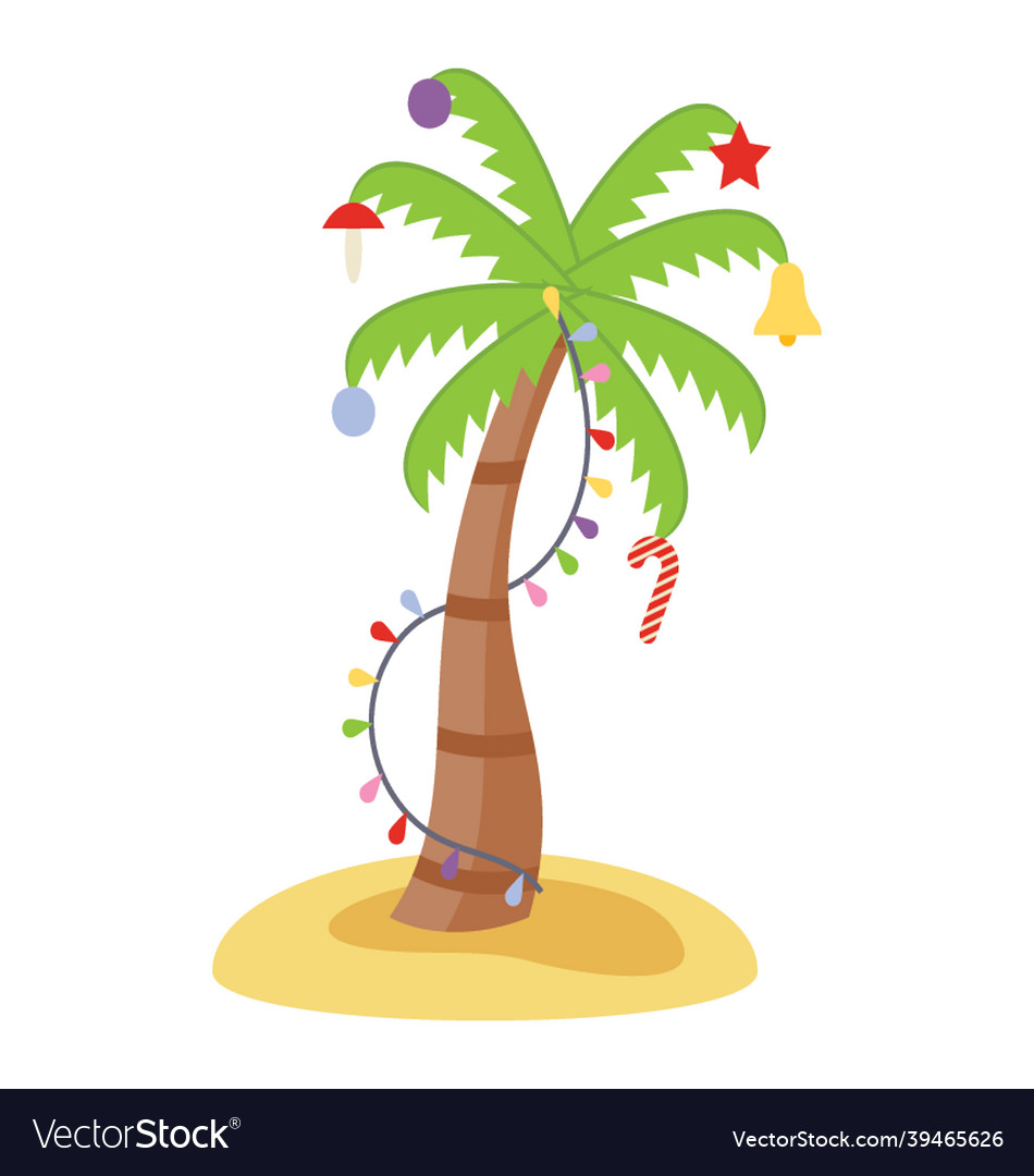 Tree decorations Royalty Free Vector Image VectorStock