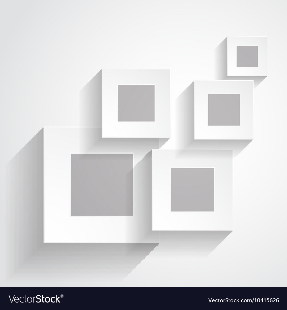 White frames abstract design