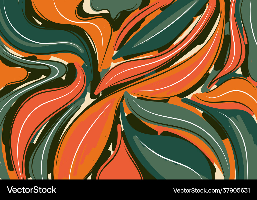 Abstract background hand drawn pattern brush Vector Image