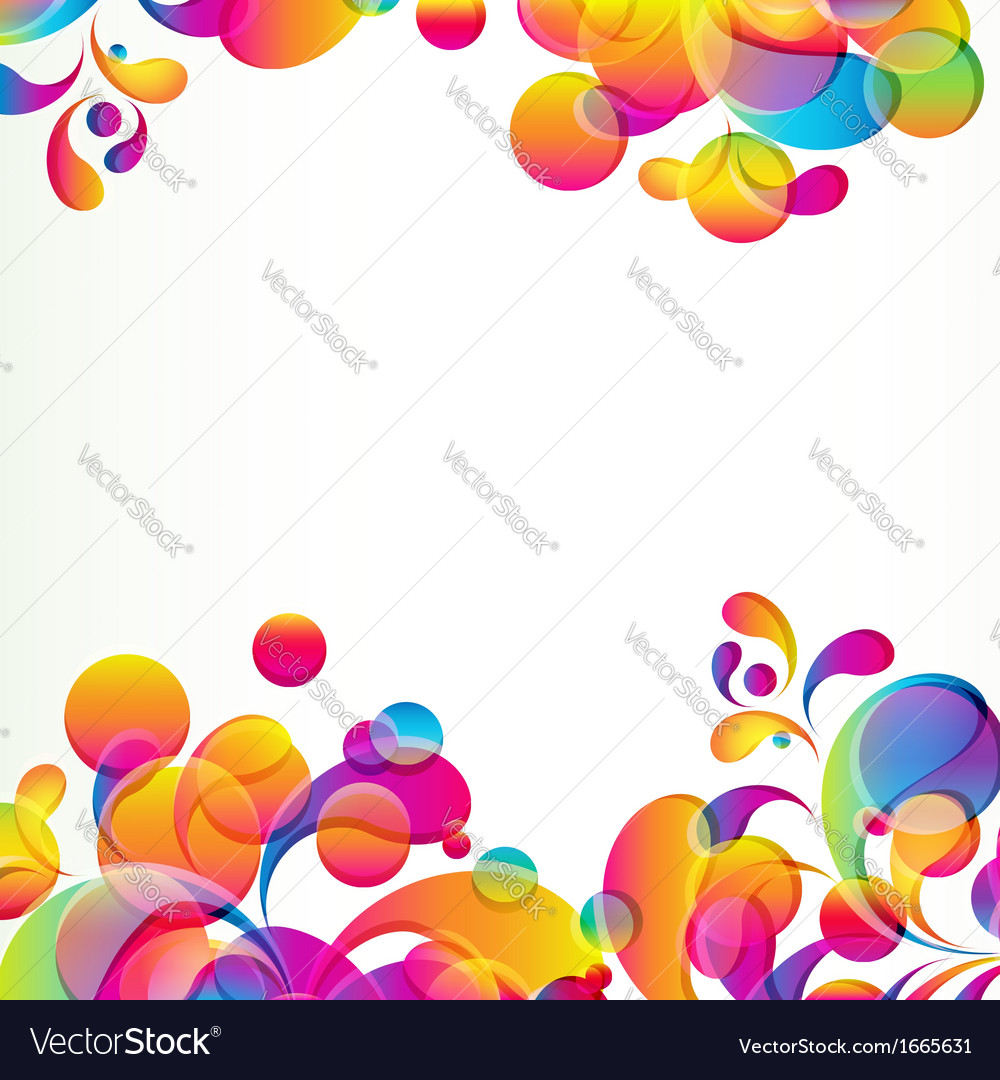 Abstract background with bright circles