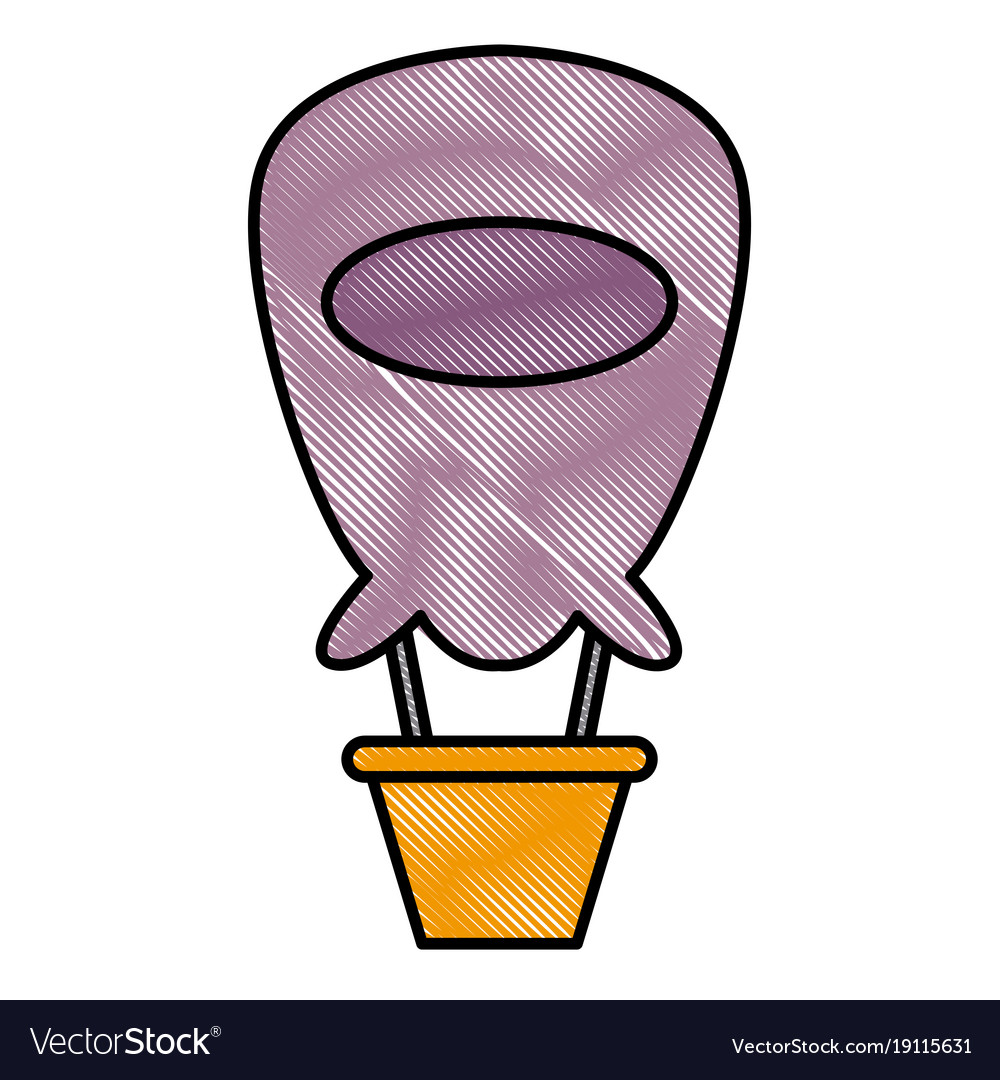 Hot Air Balloon Royalty Free Vector Image - Vectorstock