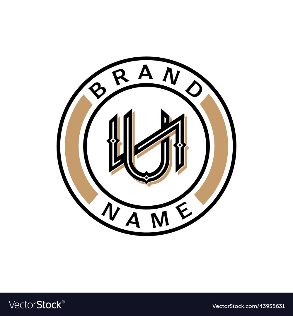 Letter un logo design