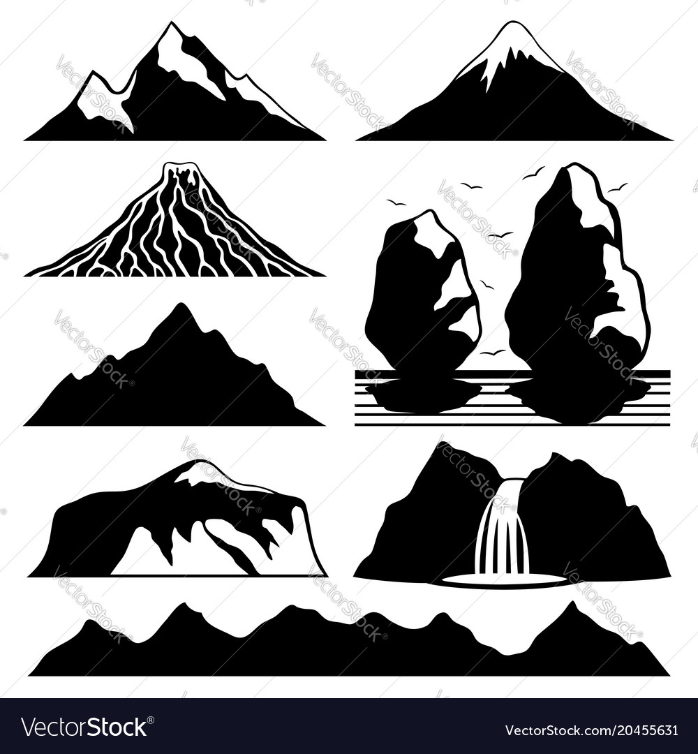 Mountains and volcanoes