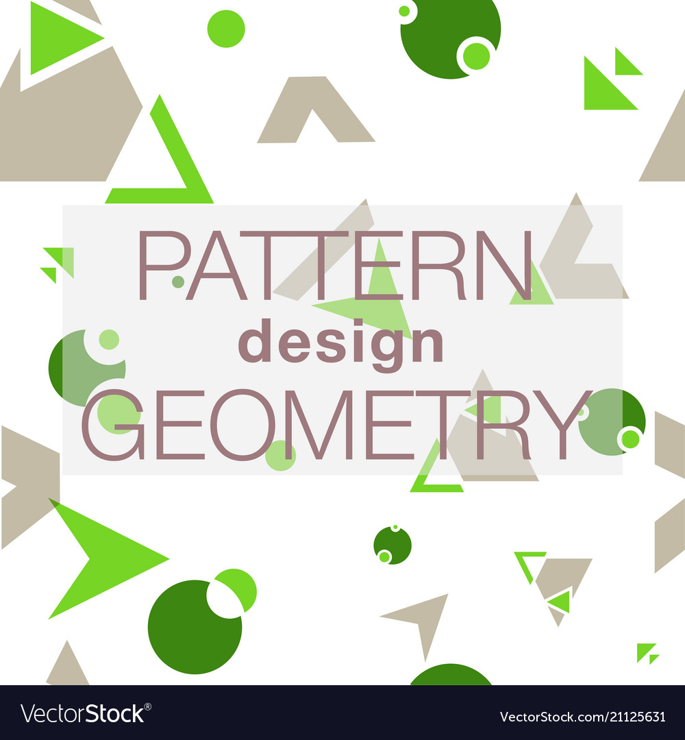 Seamless pattern in colors with geometric vector image Seamless pattern in colors with geometric