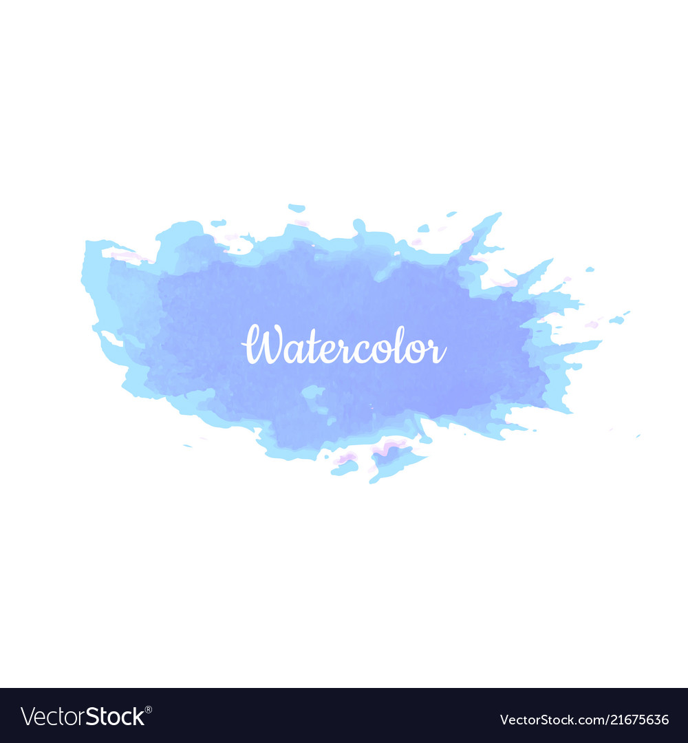 Abstract watercolor background Royalty Free Vector Image