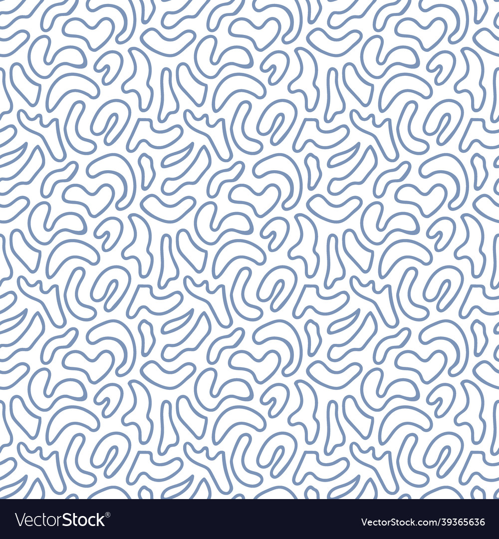 Drawing seamless pattern line hand drawn