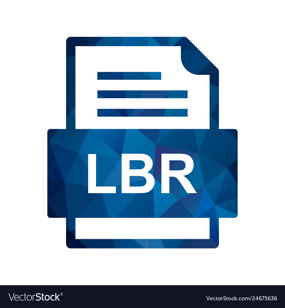 Lbr file document icon