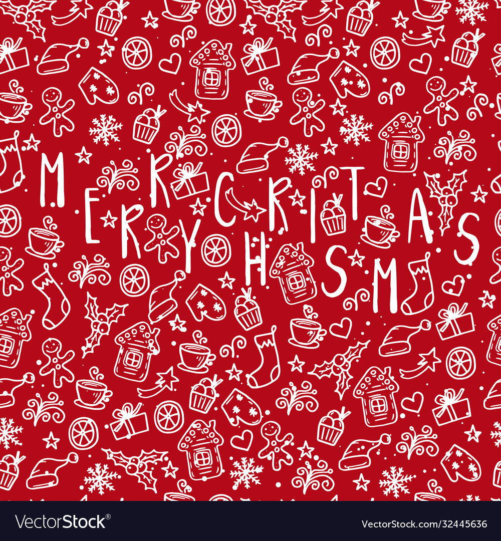 Merry christmas and happy new year winter