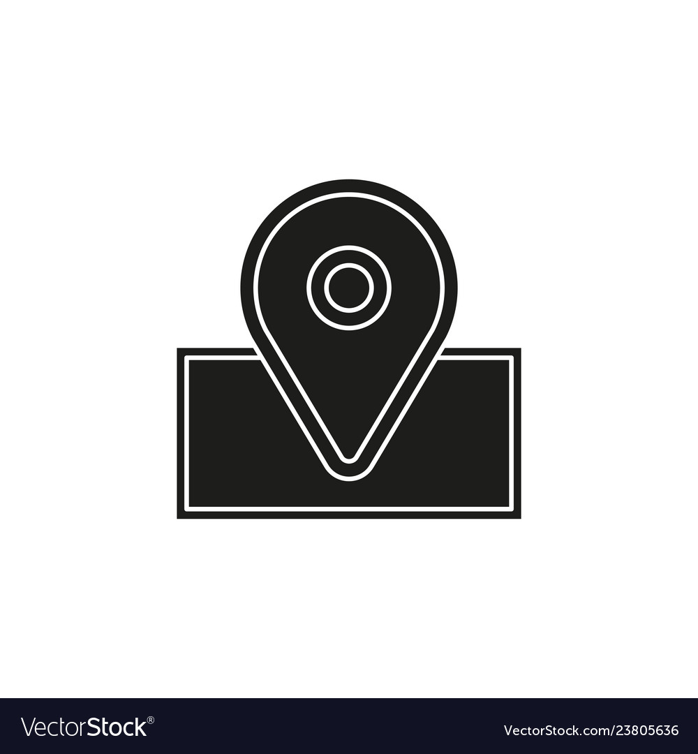 Navigation icon - map marker location pin
