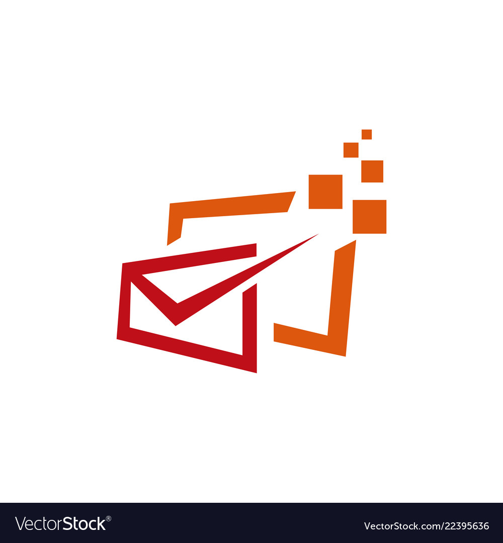 Sending mail or message icon envelope