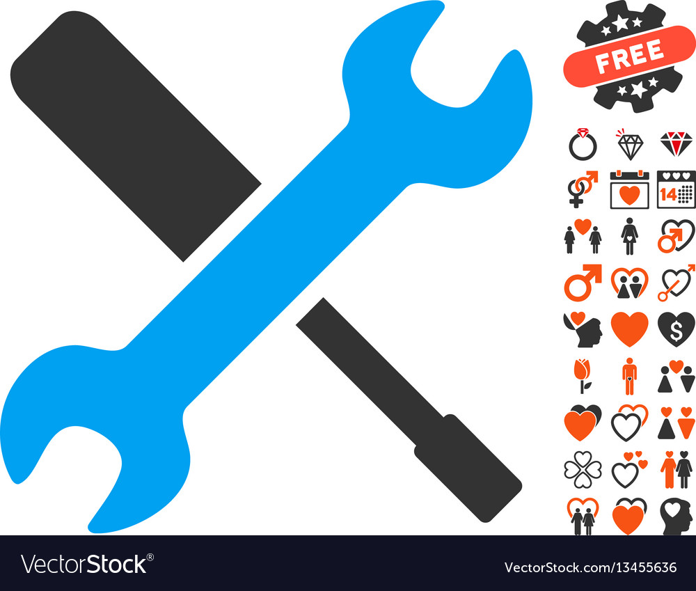 Tools icon with valentine bonus